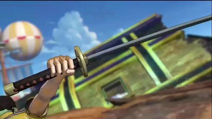 One Piece : Pirate Warriors - Gameplay #3 - Roronoa Zoro vs. Mihawk