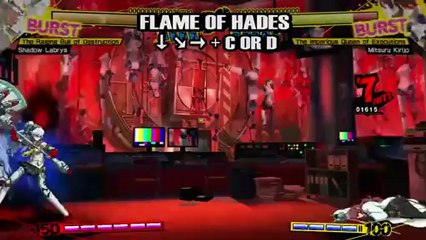 Persona 4 Arena - Gameplay #15 - Les coups de Shadow Labrys