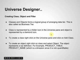 Business Objects Session