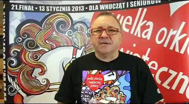 Zapowiedź 21 Finału Wielkiej Orkiestry Świątecznej Pomocy w Ostrowi Mazowieckiej - Jurek Owsiak 2013