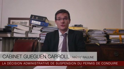 La suspension administrative du permis de conduire