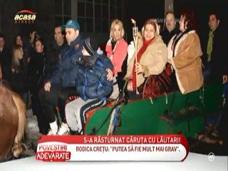 S-a rasturnat caruta cu lautari!