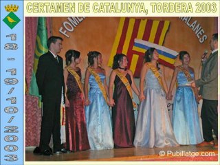 Certamen de Catalunya, Tordera 2003  (Sopar de Gala 2ª part)