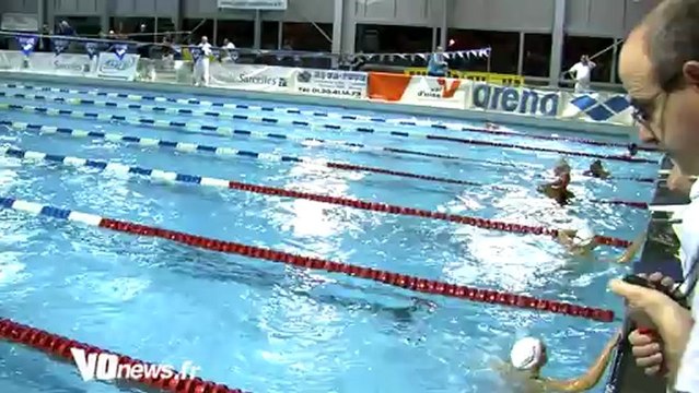 Les médailles des J.O dans la piscine de Sarcelles