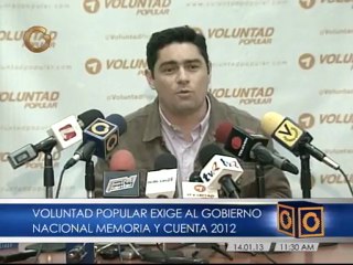 Vecchio: No hay quien rinda cuentas en este momento
