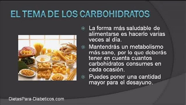 Alimentacion para Diabeticos tipo 2 - Conoce lo que debe comer