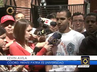 Estudiante chavista exige revisión de la concesión de Globovisión