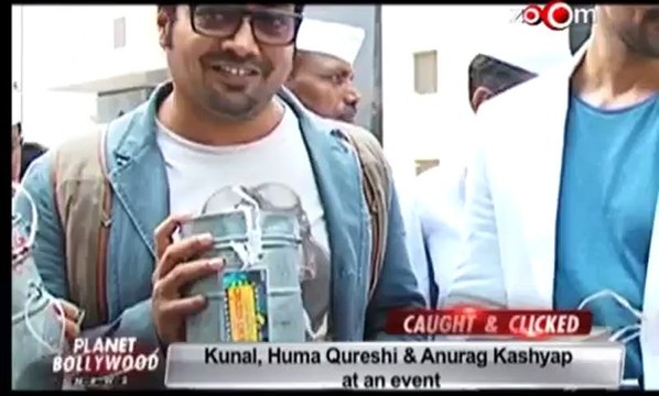 Kunal, Huma Qureshi & Anurag Kashyap at an event.mp4