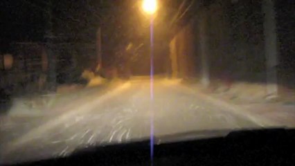 la neige s'abat sur le Cambrésis