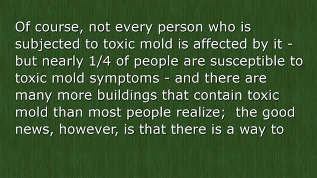Black Mold Symptoms and Solutions