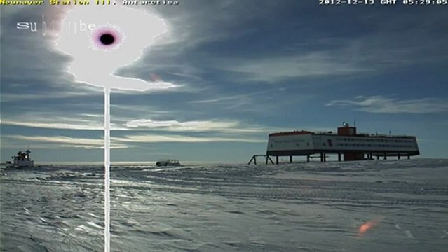 UFO Disc Near The Neumayer Station, Antarctica 2012 HD