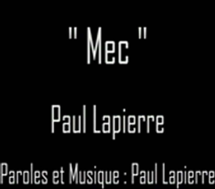 Mec - Paul Lapierre