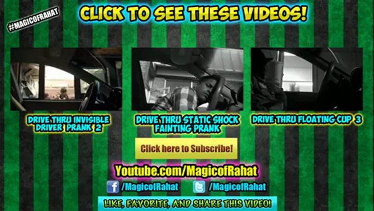 Drive Thru Invisible (Driver Prank 2)