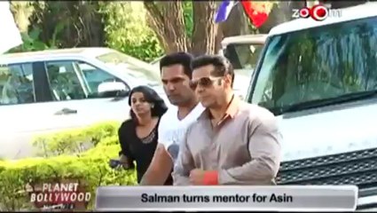 Salman turns mentor for Asin.mp4