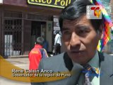 Puno Gobernador respalda protestas contra gerente de EsSalud