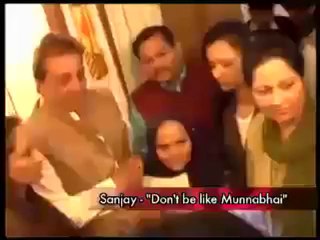 Sanjay Dutt tells kids not to imitate Munnabhai.mp4