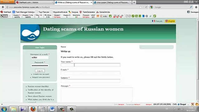 Rencontre de femmes russes