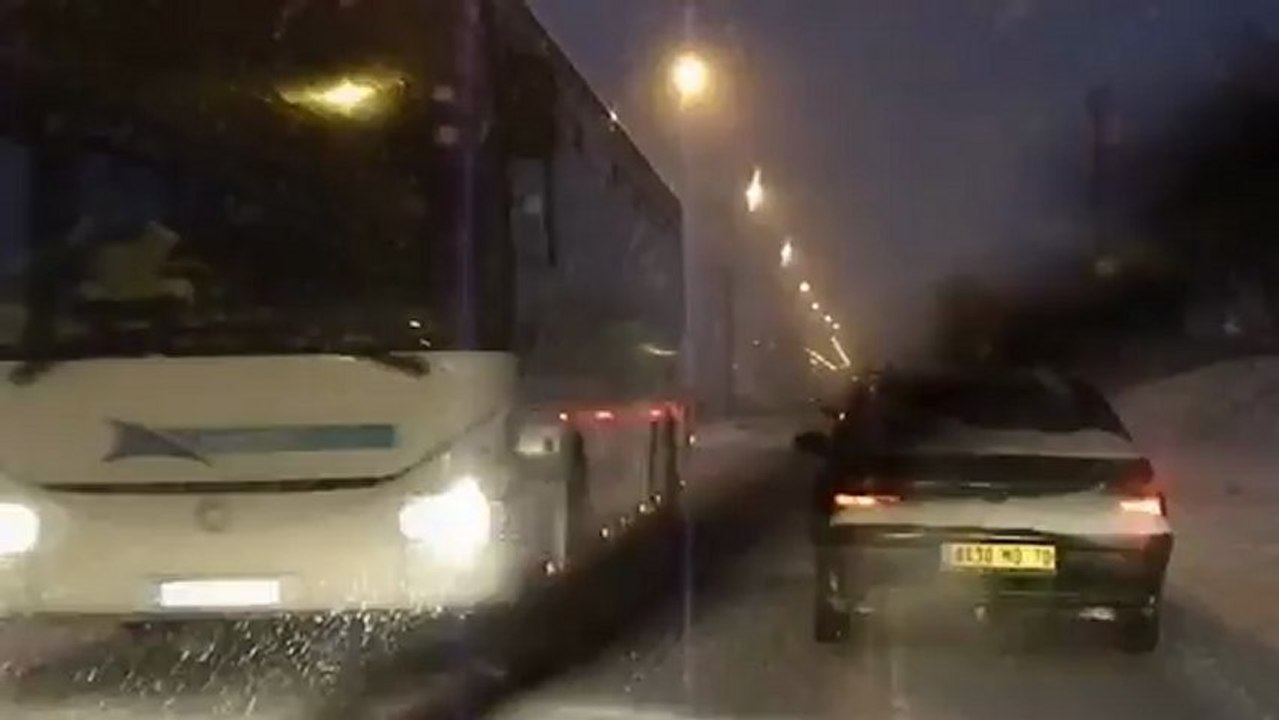 VESOUL : IL NEIGE MAIS CA ROULE