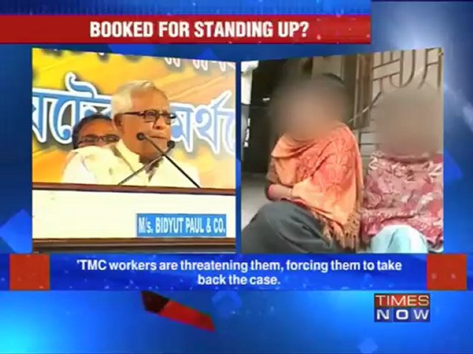 Booked for standing up?