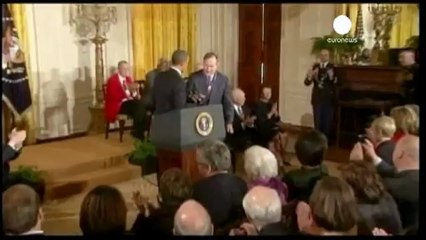 George Bush Sr back home after hospital stay