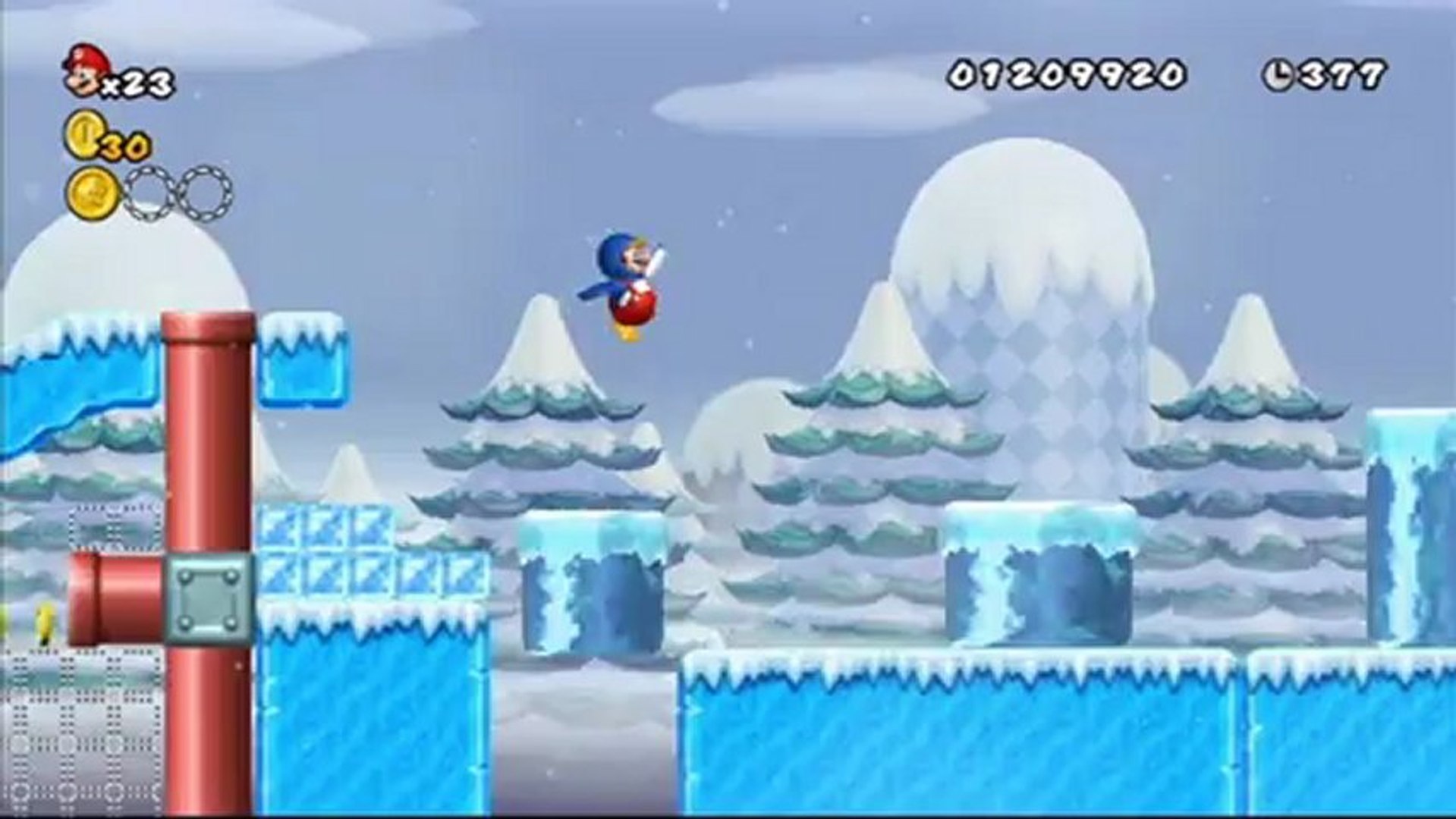 New Super Mario Bros. Wii - Monde 3 : Niveau 3-4 - Vidéo Dailymotion