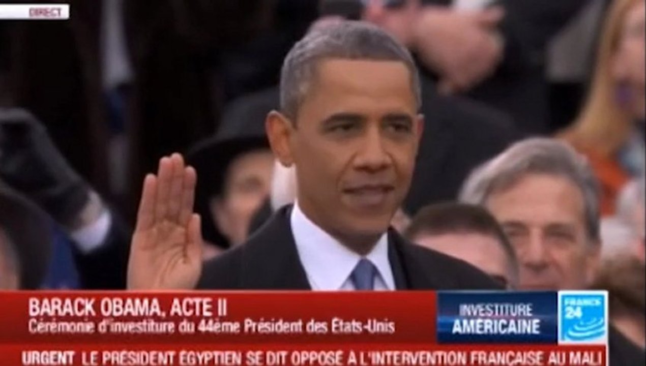 Barack Obama a prêté serment à Washington
