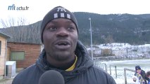 Destin Onka international Congolais gardien du Petit Poucet de la Coupe de France Mende AFL