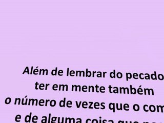 Exame de consciência - Parte 1