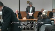 Malborskie zebranie prezesów kół WZP w Gdańsku