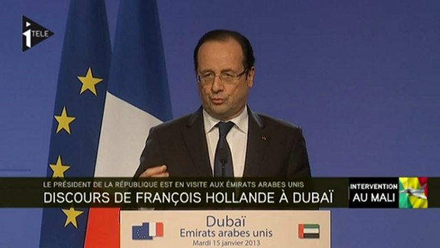 La visite de François Hollande à Dubaï dominée par le conflit malien