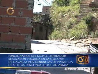Incautan armas, granadas y chalecos antibalas durante operativo en la Cota 905