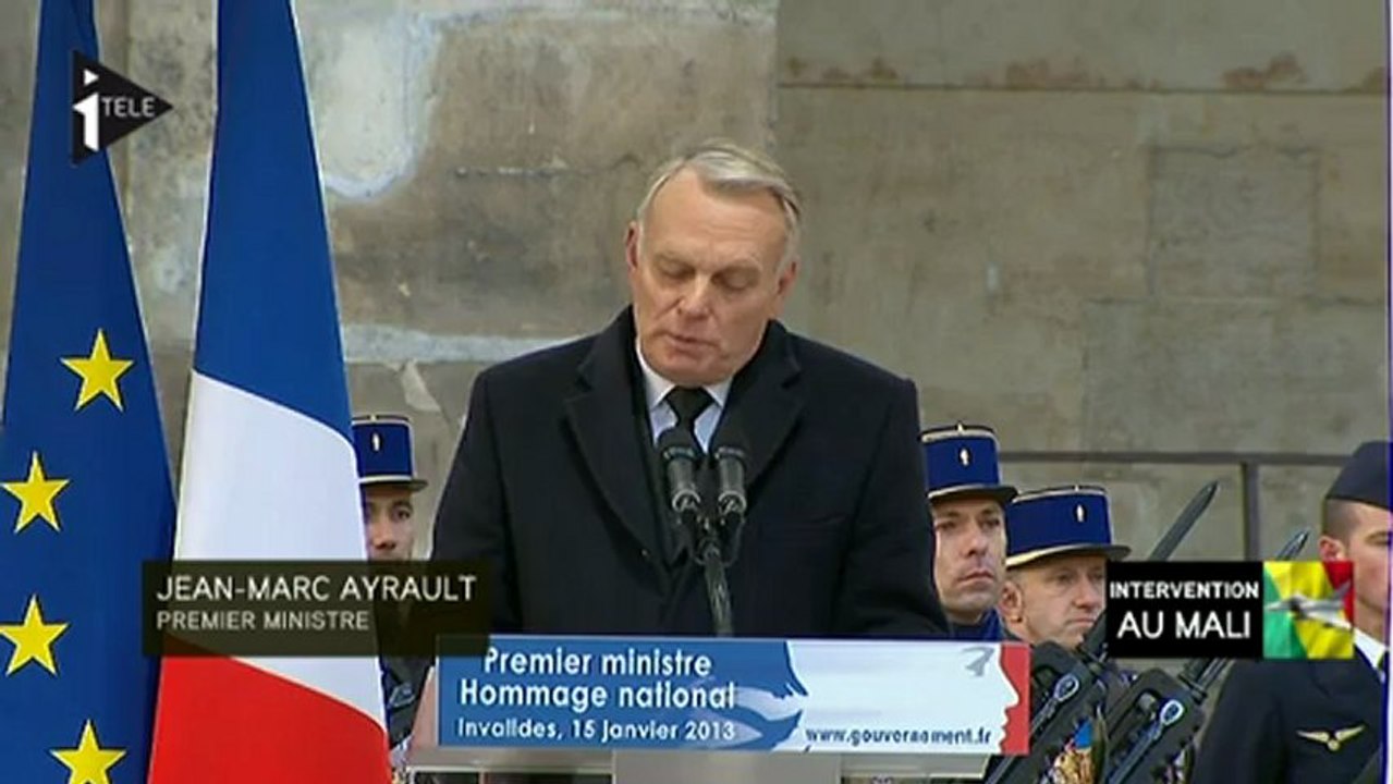 L'hommage de Jean-Marc Ayrault au lieutenant Boiteux