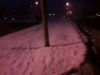 Neige à Blanzy le 15 janvier 2013