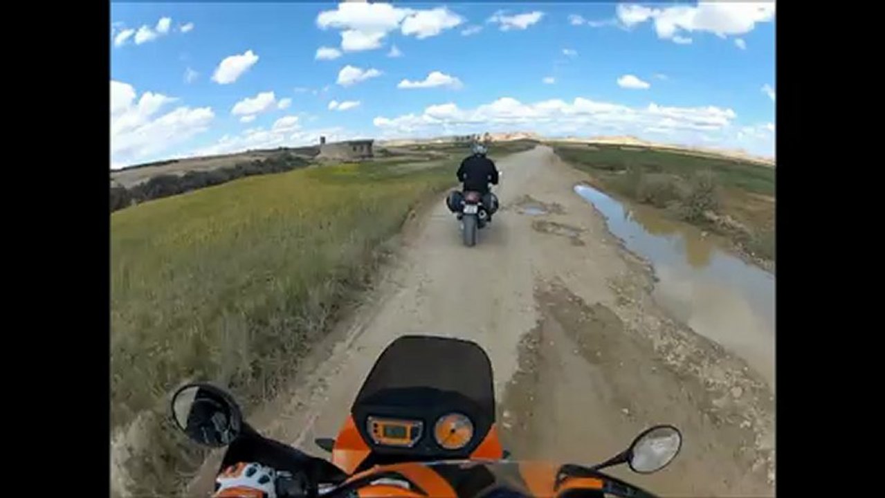 Bardenas en bmw k1200