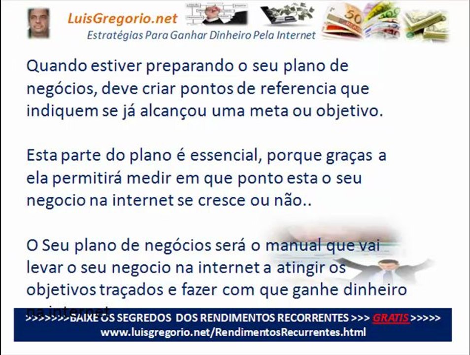Como criar um plano para ganhar dinheiro na net
