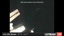 Cigar Shaped UFO at ISS January, 2013