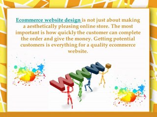 Some essential tips on Ecommerce Web Design