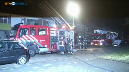 Woningbrand in Winschoten - RTV Noord