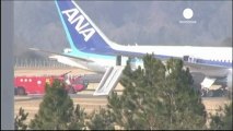 Japonya'da ANA yolcu uçağı acil iniş yaptı
