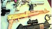 Gold Plated AK-47 Assault Rifle Seized by Police