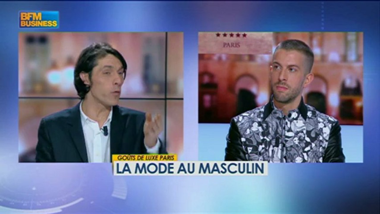 La nouvelle création masculine - 13 janvier - BFM : Goûts de Luxe Paris 3/4