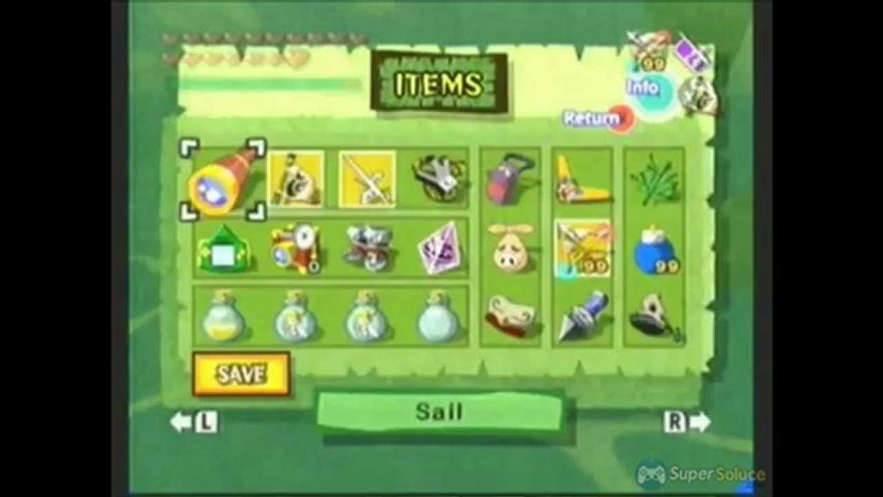 Soluce Zelda Wind Waker : quart de coeur n°31