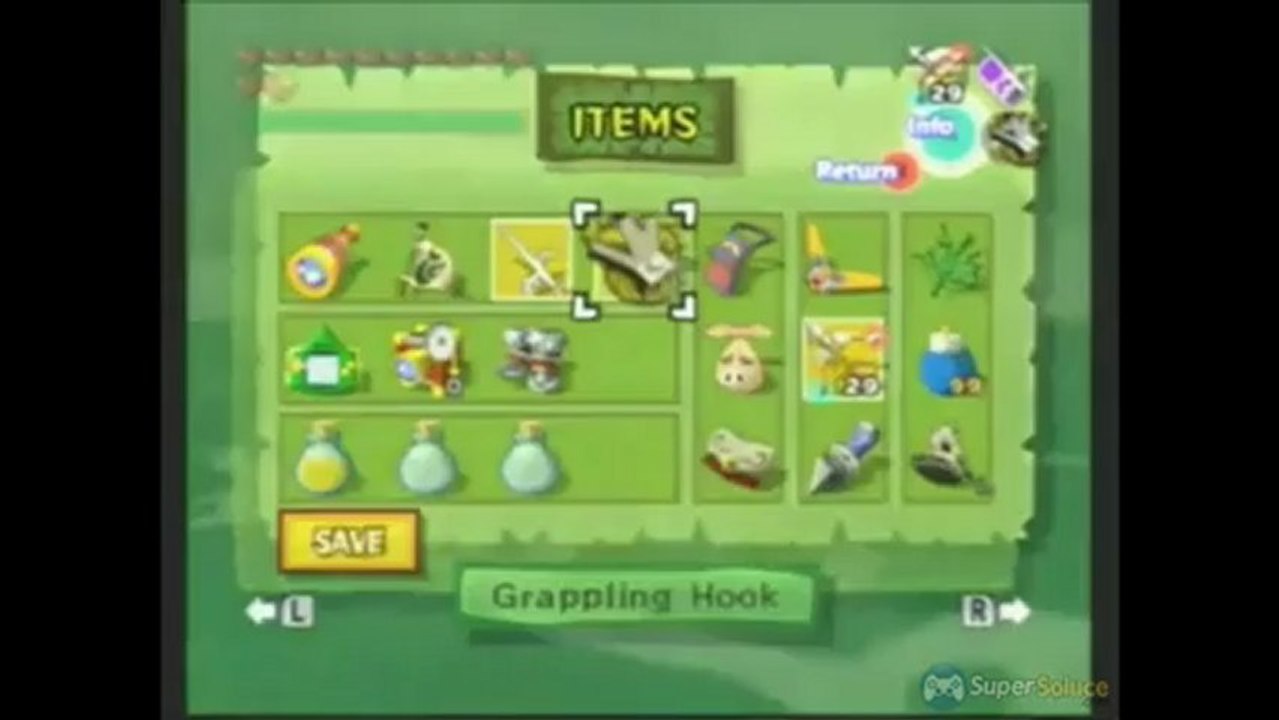 Soluce Zelda Wind Waker : quart de coeur n°16