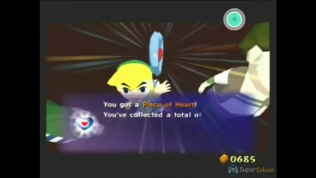Soluce Zelda Wind Waker : quart de coeur n°10