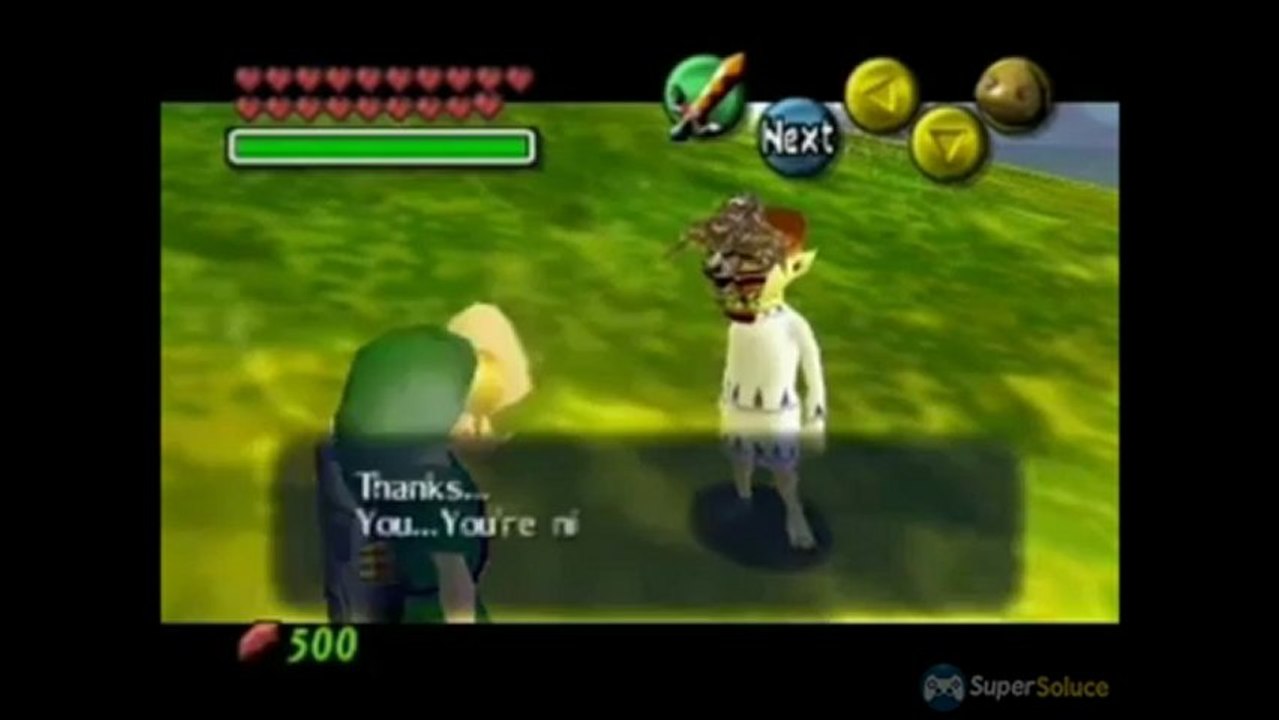 Soluce Zelda Majora's Mask : récupérer le quart de coeur n°48