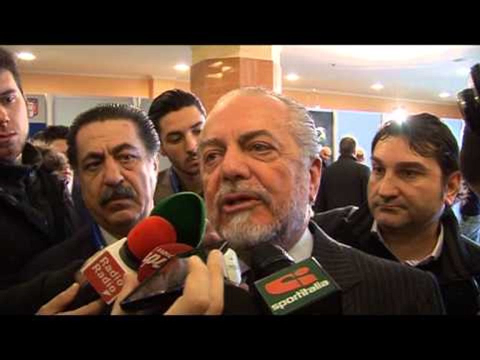 Napoli - Scommesse - De Laurentiis: si falsa il campionato (14.01.13)