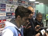 Napoli - Mazzarri e Maggio dopo la vittoria con il Palermo (13.01.13)