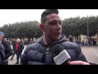 Gricignano (CE) - Ragazzo scomparso, manifestazione in piazza (10.01.13)