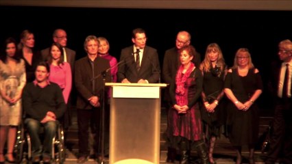 Voeux à la Population, Carpentras 2013, Francis Adolphe et son Conseil Municipal