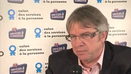 Laurent Winzenrieth, réseau Vitame, au Salon des services à la personne